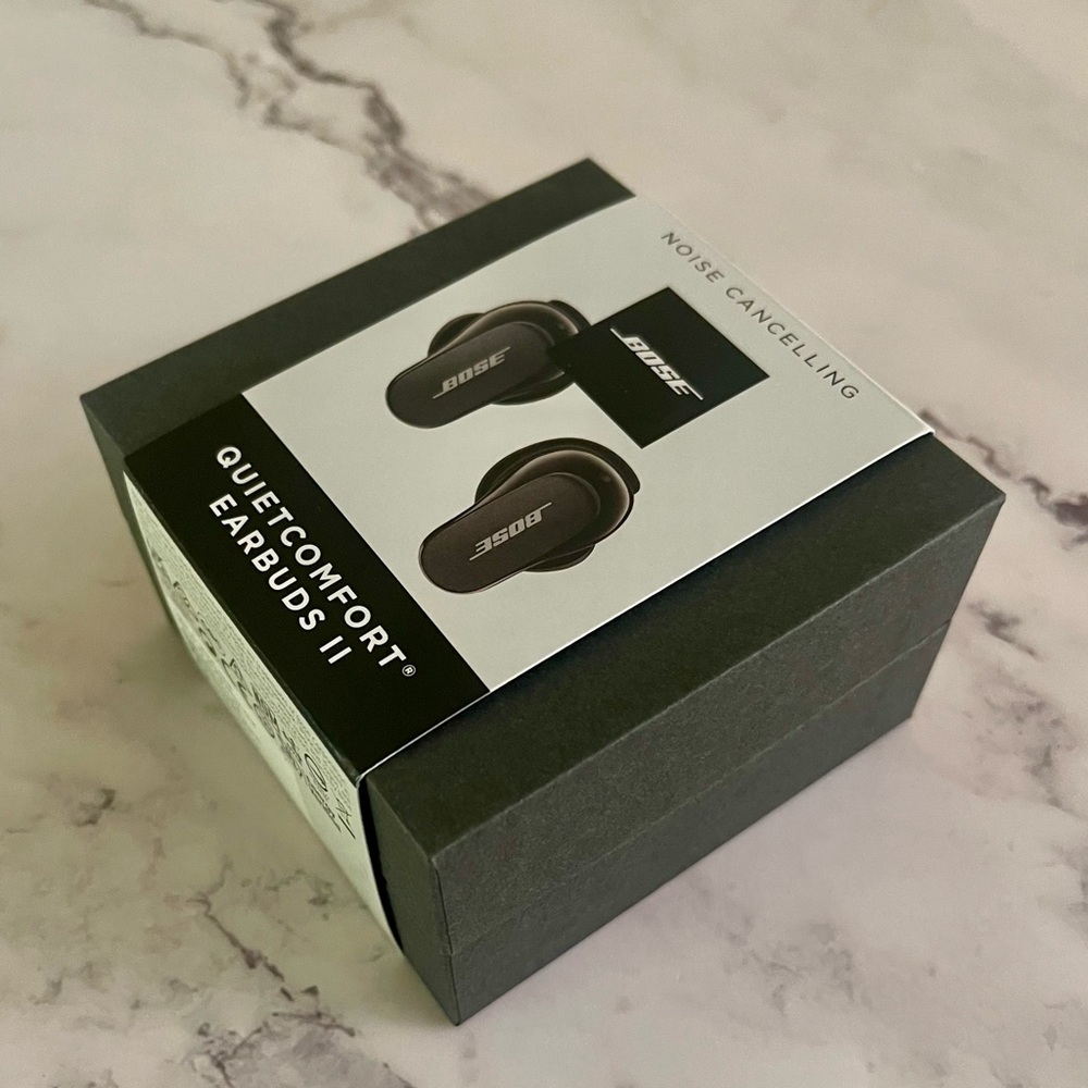 New, unopened, Sealed Bose QuietComfort Earbuds II Noise Cancellation Black